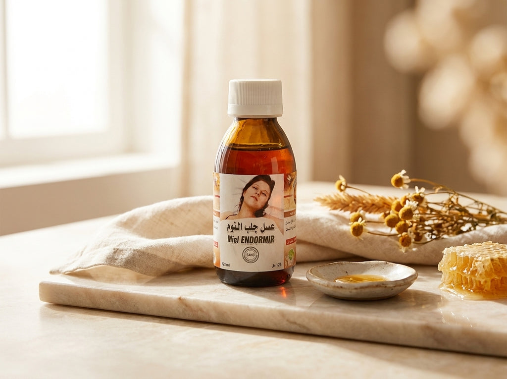 Flacon de miel du sommeil Orianza pour faciliter l endormissement et eviter les reveils nocturnes