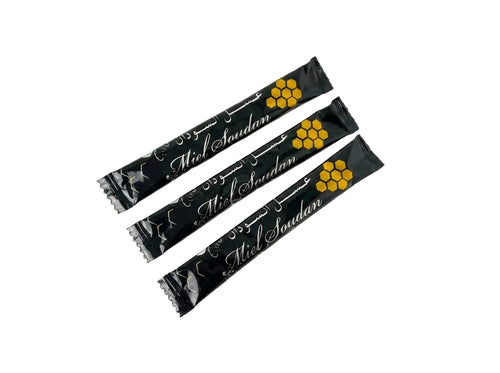 Portions individuelles de miel brut sauvage du Soudan 10g pour l immunite Orianza