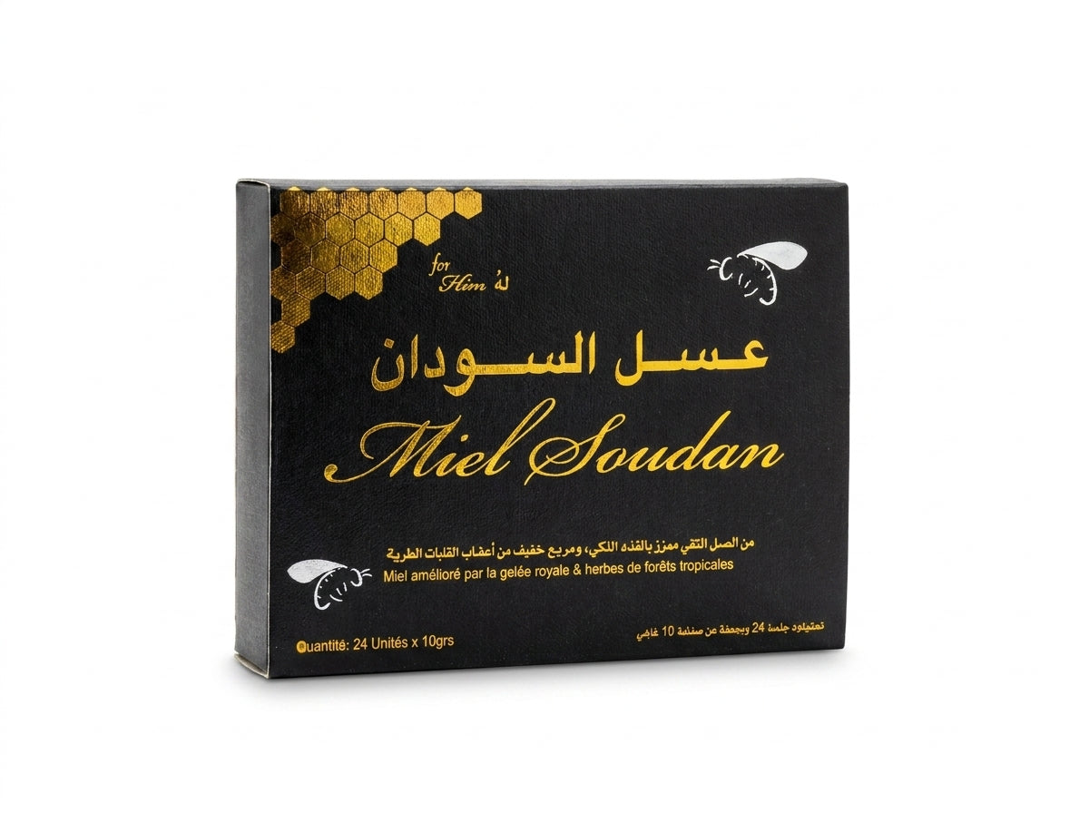 Coffret de Miel du Soudan Orianza Selection boite de 24 portions pour cure de vitalite
