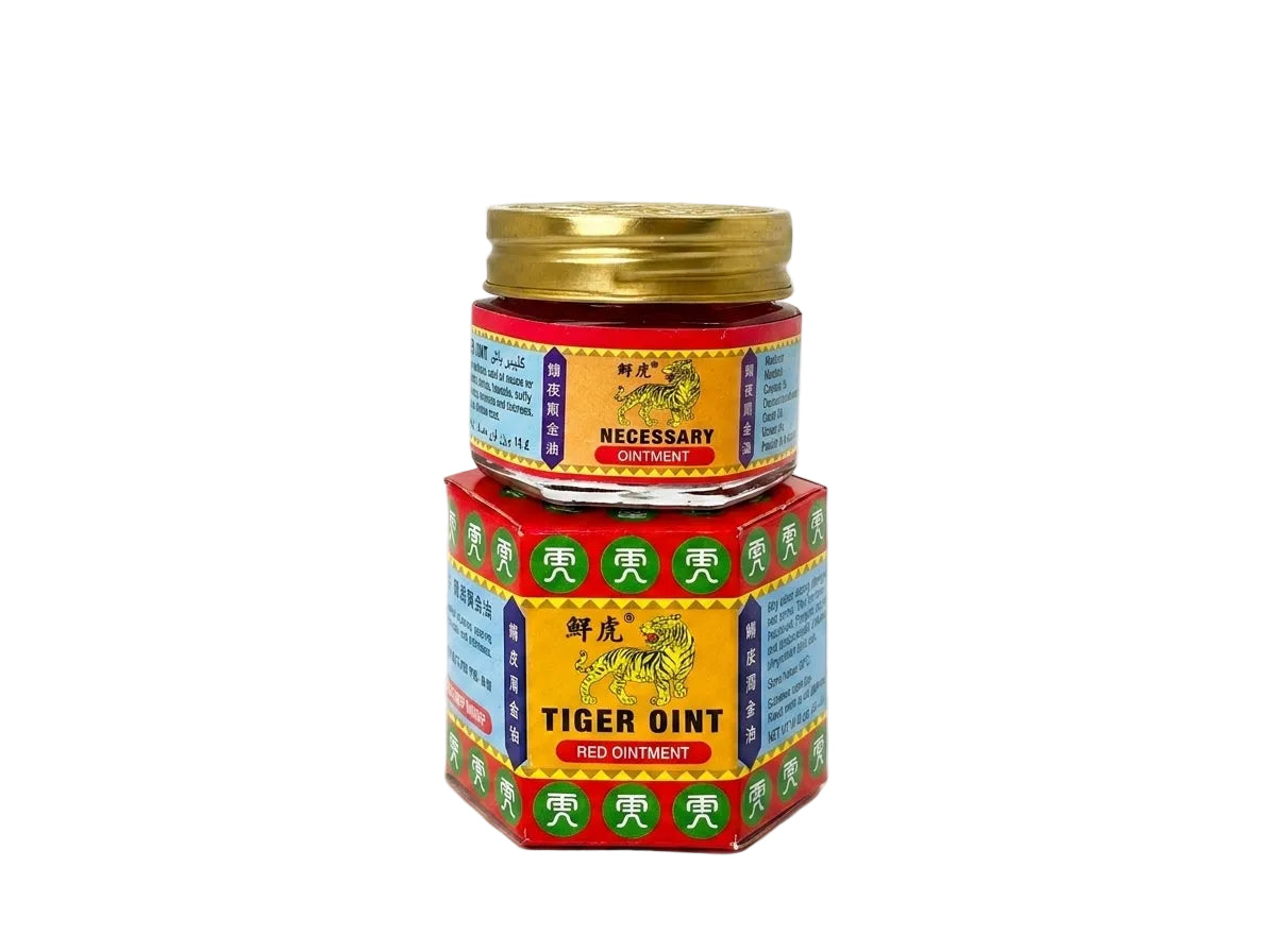 Pot de Baume du Tigre Orianza Selection, l'onguent de soin intense pour le soulagement musculaire et articulaire.