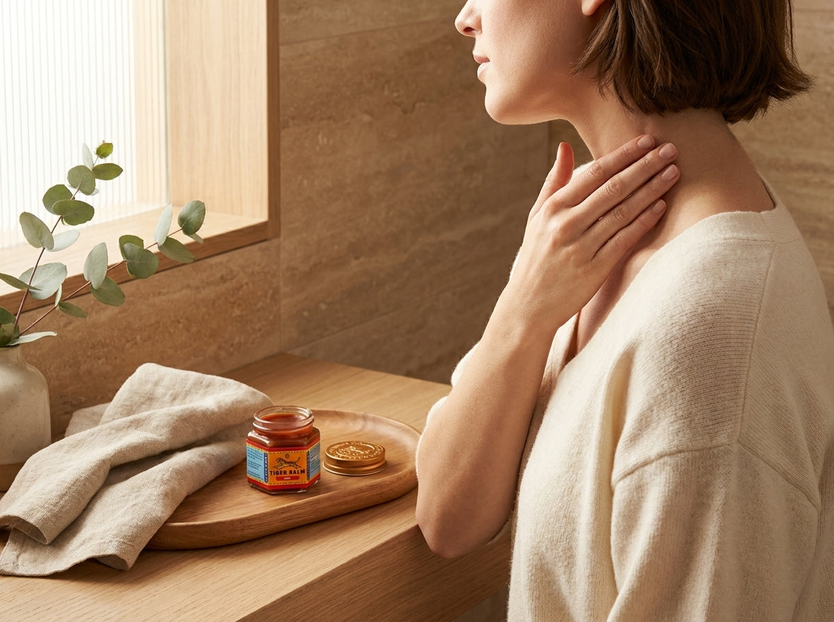 Ingrédients naturels de menthol, camphre et clous de girofle entourant le baume de massage Orianza.