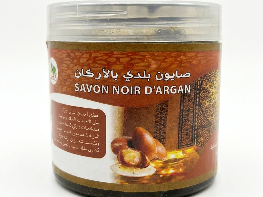 Pate de savon noir traditionnel marocain enrichie en huile d argan pure Orianza