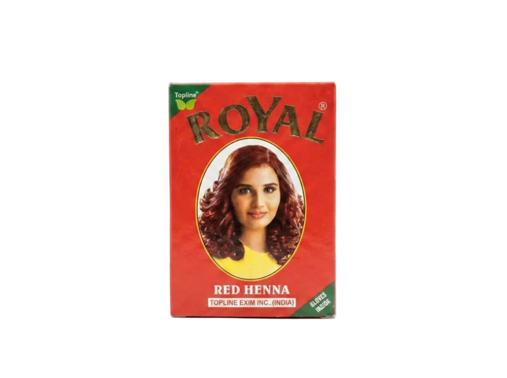 Sachet de poudre de Henné Royal Rouge Intense Orianza Selection, soin tinctoriel naturel couleur rouge flamboyant.