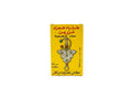 Boîte Jaune de Henné Sahara Tazarine Orianza Selection, poudre pure pour soin capillaire fortifiant et rituel corps au hammam.