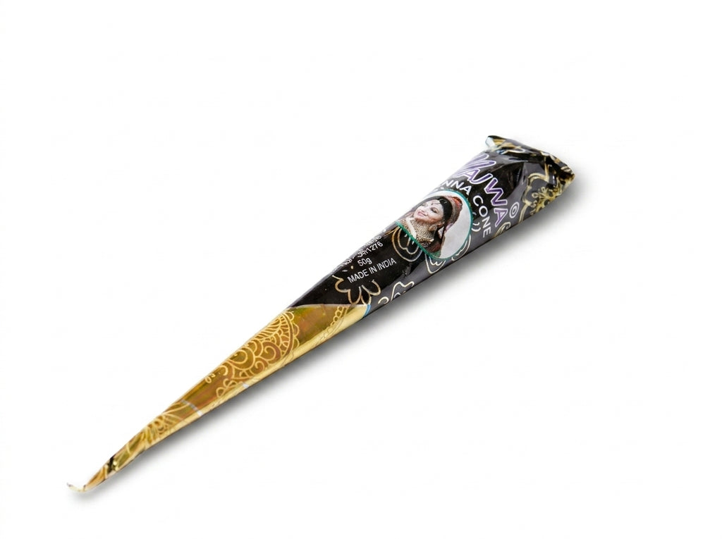 Tube de Henné Noir Intense prêt à l'emploi Orianza Selection, applicateur à embout fin pour tatouage éphémère.