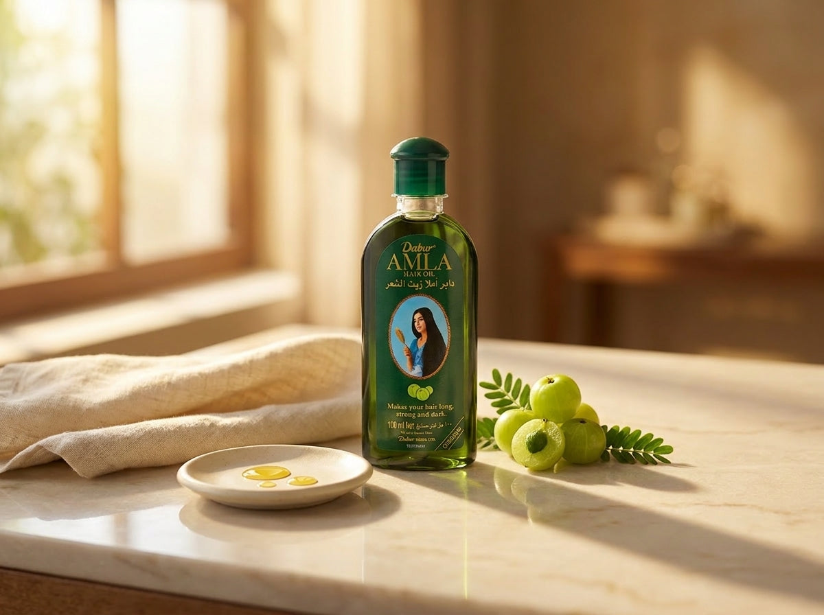 Flacon d'Huile Capillaire Amla Orianza Selection 100ml, un soin fortifiant et booster de croissance.