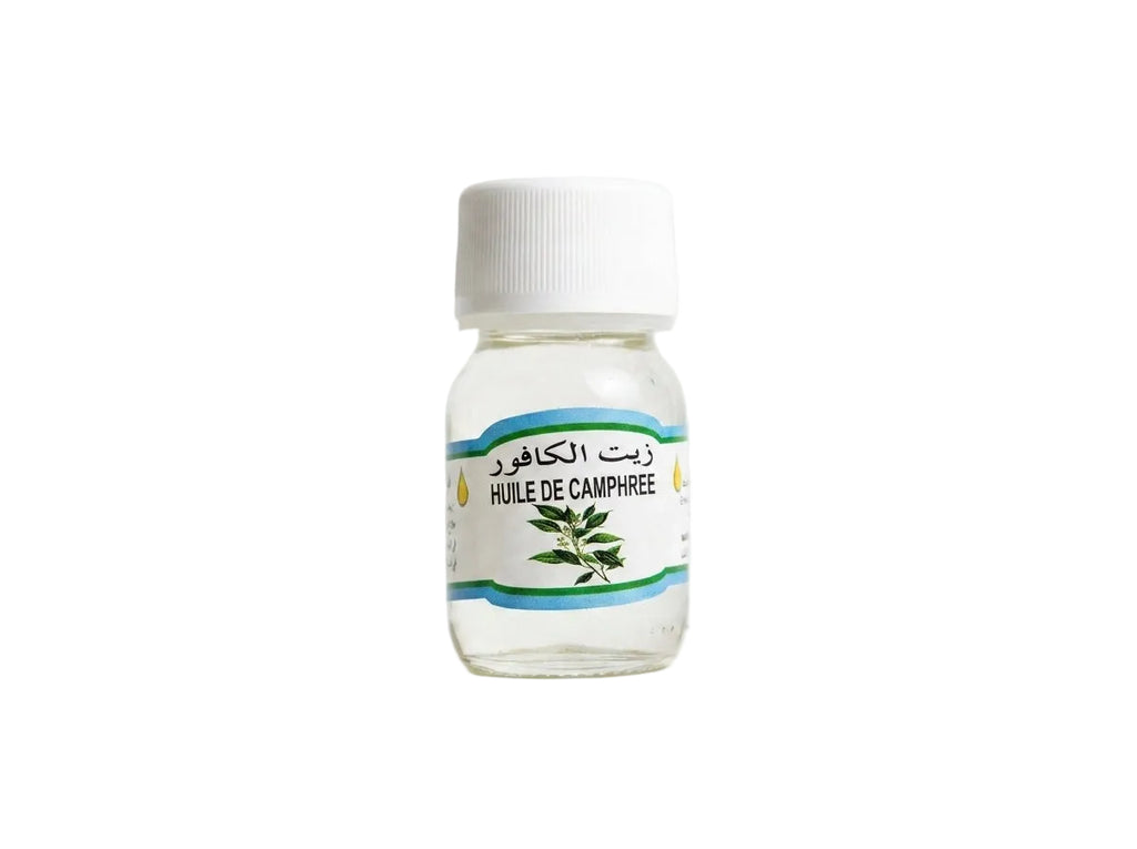 Flacon d'Huile de Camphre Cinnamomum Orianza Selection, soin décontractant musculaire et purifiant épidermique.