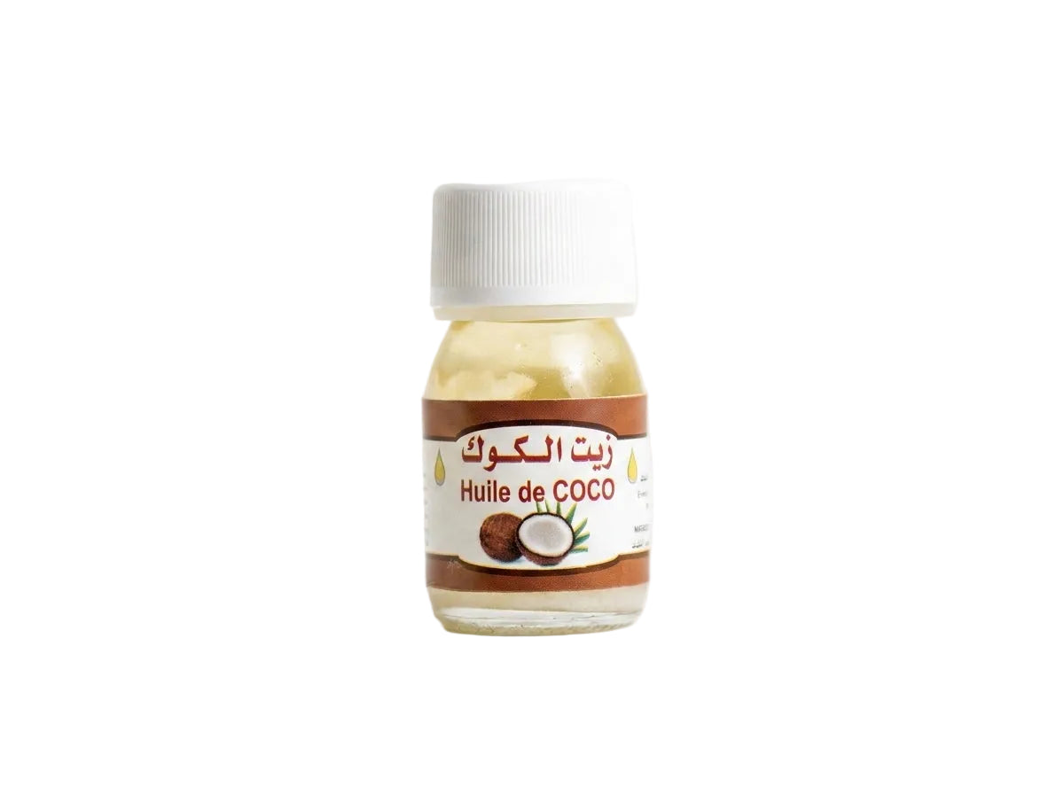 Flacon d'Huile de Coco Nucifera Orianza Selection, le soin végétal nutritif pour peaux et cheveux assoiffés.