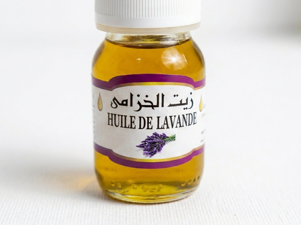 Flacon d'Huile de Lavande Khizama Orianza Selection, le soin végétal réparateur et dermocalmant.