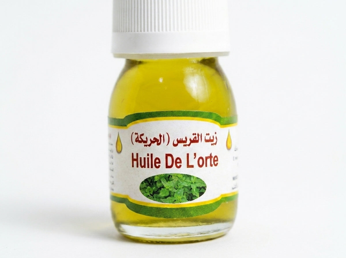 Application de l'huile d'ortie pure à la racine des cheveux pour assainir et éliminer les pellicules.