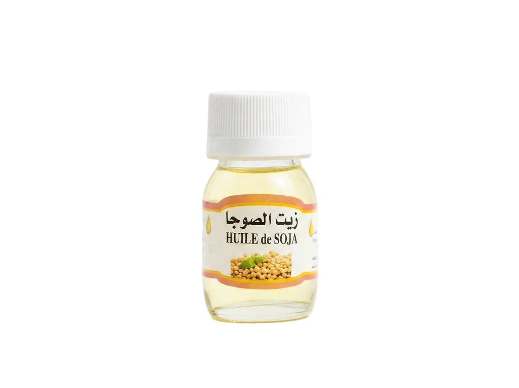 Flacon d'Huile de Soja Pure du Maroc Orianza Selection, soin végétal antioxydant pour l'éclat du teint.
