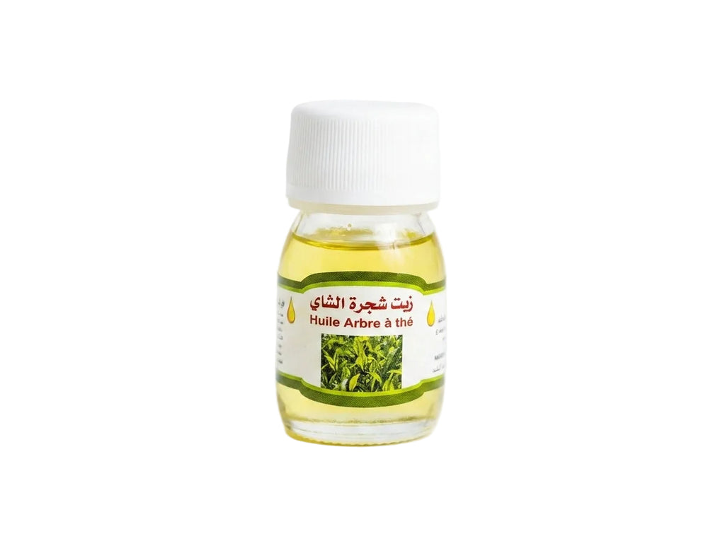 Flacon d'Huile d'Arbre à Thé Tea Tree Orianza Selection, soin ciblé purifiant et traitement anti-imperfections.