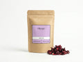 Sachet d'apothicaire en kraft de Fleurs d'Hibiscus Entières Orianza Selection, Karkadé pur pour boisson Bissap.