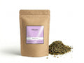 Sachet d'apothicaire en kraft de Marjolaine Séchée Bardakouch Orianza Selection, infusion équilibre hormonal féminin.