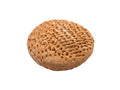Détail de la texture alvéolaire et poreuse de la pierre ponce grise naturelle pour rituel de hammam.