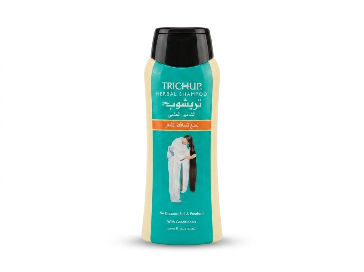 Flacon de Shampooing Trichup Orianza Selection, le soin lavant ayurvédique antichute et activateur de pousse.